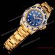 AAA Swiss Fake Rolex Submariner All Gold Blue Dial with Diamond Bezel Watch (3)_th.jpg